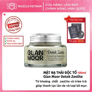 Mặt Nạ Thải Độc Tố Glan Moor Detok Zeolite Clearing Bubble Pack