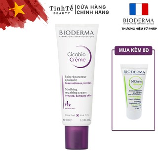 Kem giúp phục hồi và làm dịu da bị kích ứng Bioderma Cicabio Creme 40ml