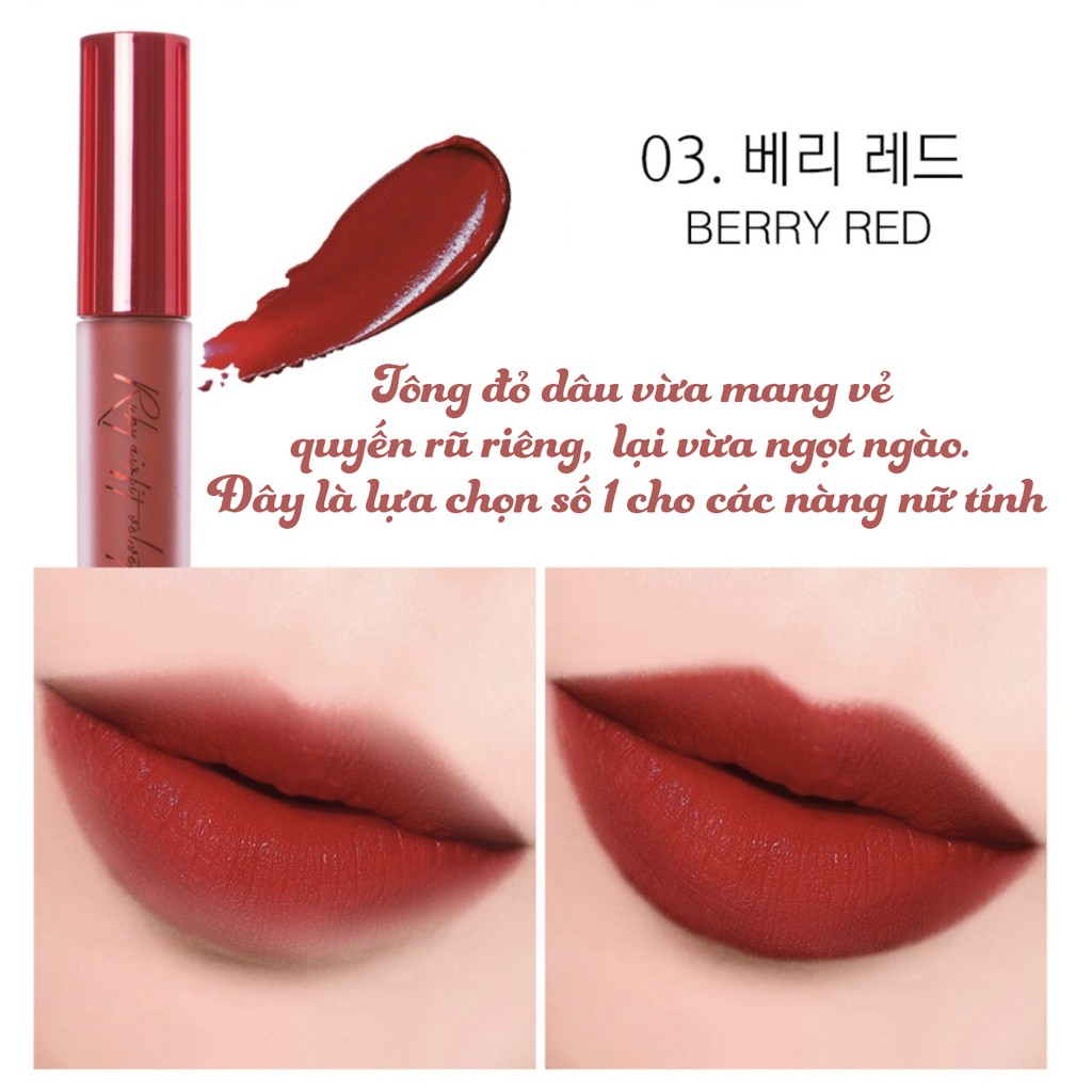 Son kem lì Care:nel Ruby Airfit Velvet Tint 4,5g | BigBuy360 - bigbuy360.vn