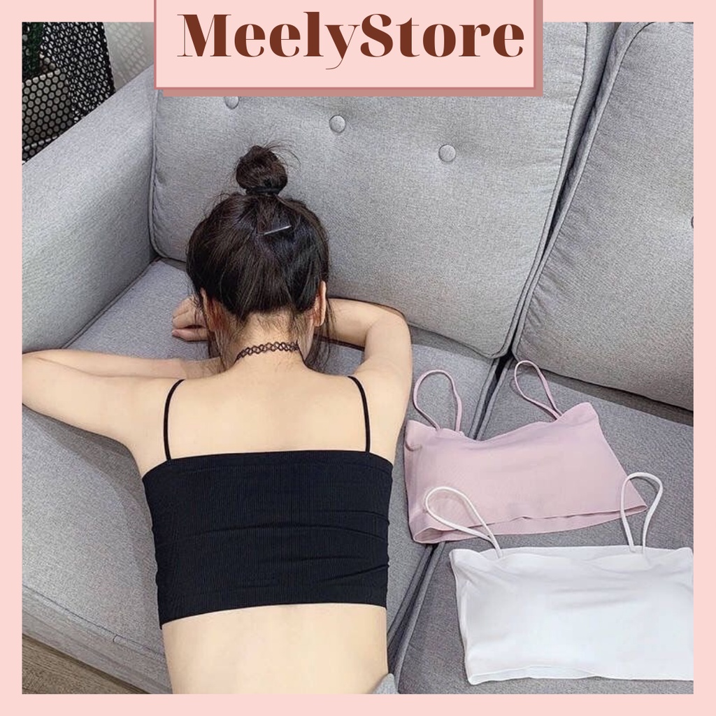 Áo Bra Quây Su Đúc Nữ Có Đệm Mút Nâng Ngực Chất Liệu Siêu Co Giãn Áo 2 Dây Màu Pastel Siêu Dễ Phối Đồ - 267