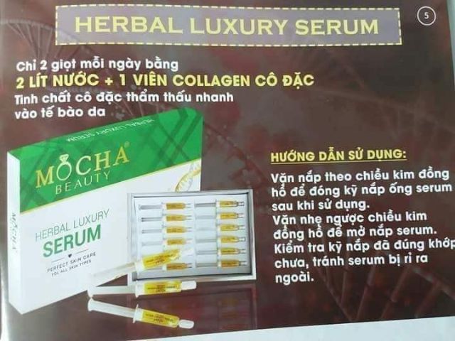 1 ỐNG SERUM TẾ BÀO GỐC MOCHA CHO DA NHẠY CẢM