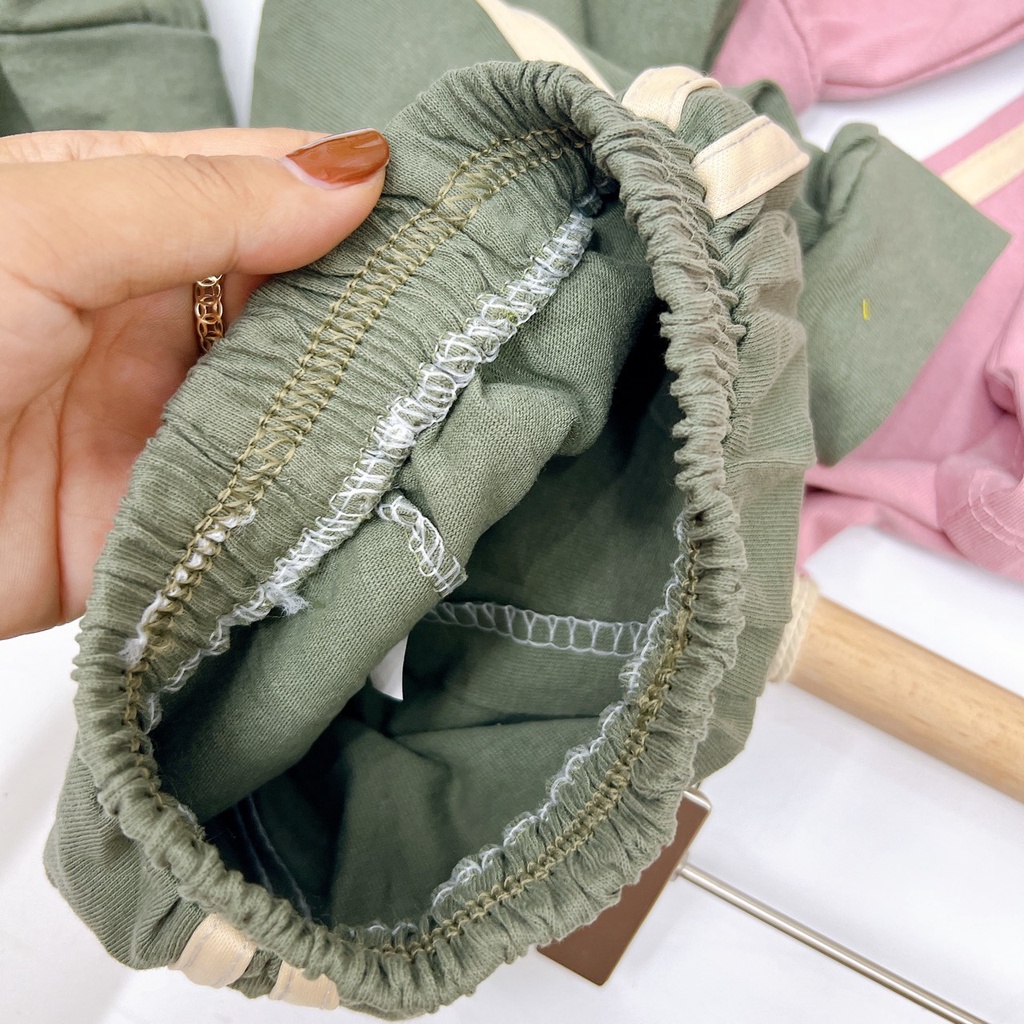 Quần áo thu đông bé trai, bé gái, bộ quần áo dài tay chất cotton zip Essen chạy sọc khỏe khoắn cho bé