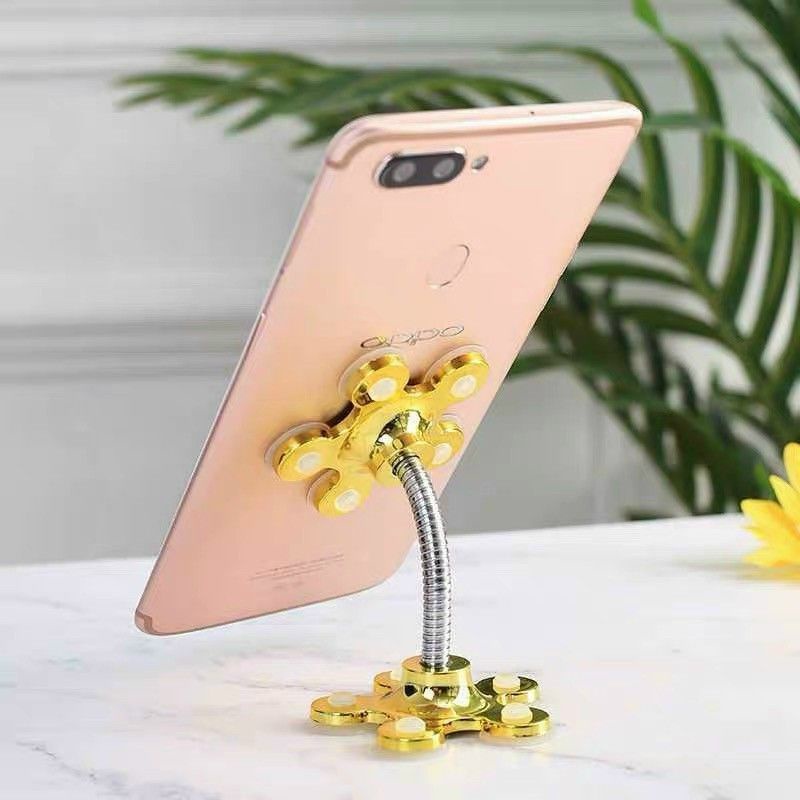 Giá đỡ điện thoại mua 3 tặng 1 loại bông mai ,chân và mặt hút chặt,xoay 360 độ