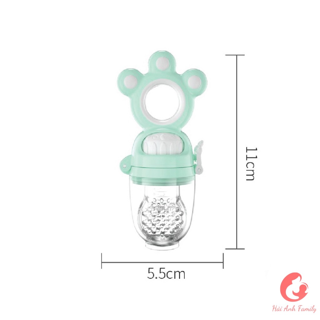 Túi nhai silicon Misuta cho bé ăn dặm chống hóc cao cấp