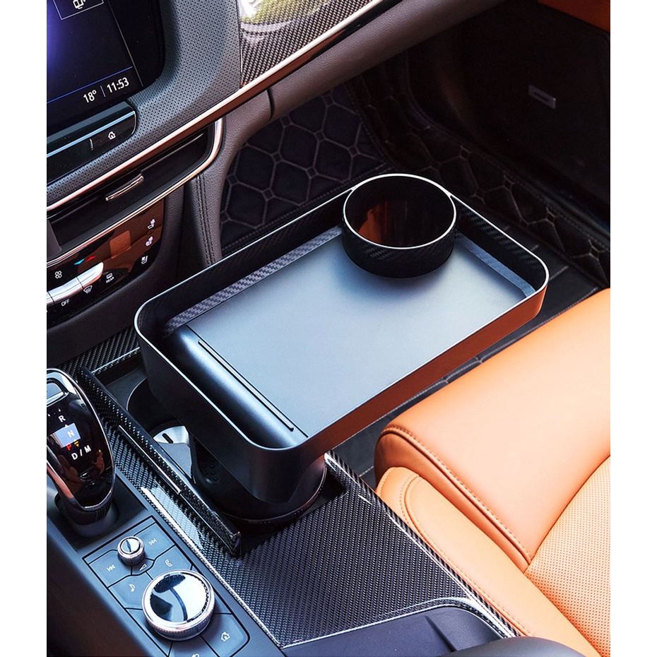 Giá Đỡ Cốc Nước Đa Chức Năng Có Thể Xoay Được Cho Xe Hơi