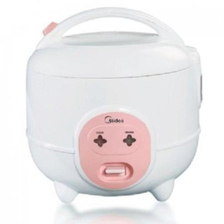 Nồi cơm điện mini 0.6l midea mr-cm06sa-chính hãng