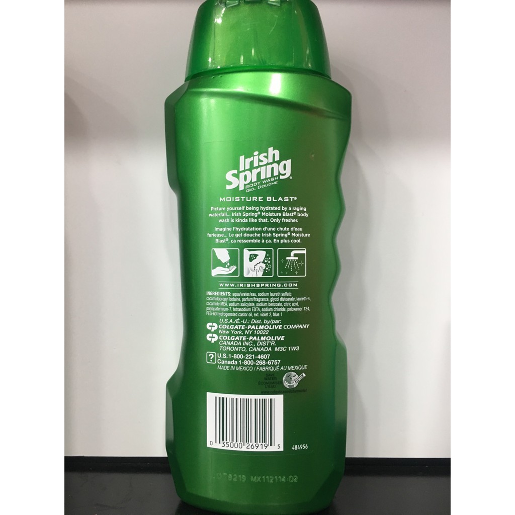 Sữa tắm cho Nam Irish Spring Original Body Wash 532ml