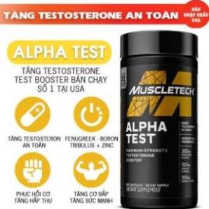 Muscletech Alpha Test Giúp Tăng Testosterone Cho Nam Tăng Sinh Lý Và Cơ Bắp (120 - 240 viên)