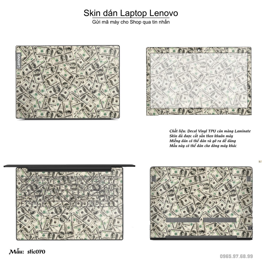 Skin dán Laptop Lenovo in hình Hoa văn sticker _nhiều mẫu 12 (inbox mã máy cho Shop)