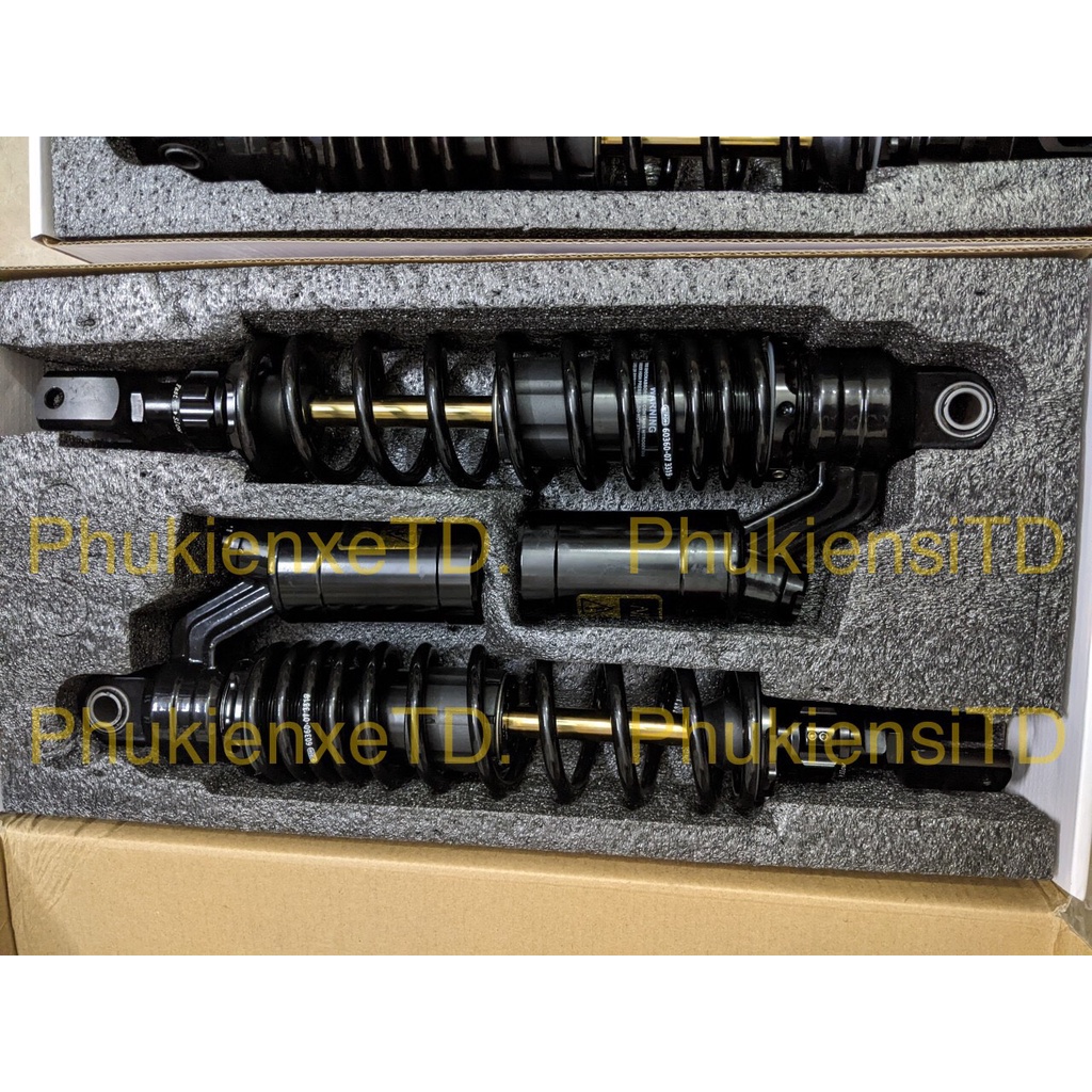 Phuộc RCB NITRON bình dầu Full Đen lắp SH Việt Nam 2010_2022