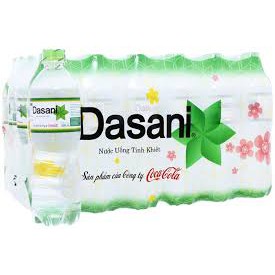 Nước suối Dasani chai 500ml x 24 chai.