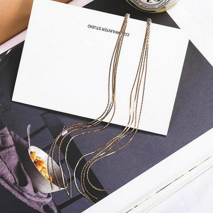 Khuyên tai chuỗi rơi nhuyễn bông tai Hàn Quốc dễ thương cá tính độc đáo phụ kiện thời trang nữ tính sang trọng