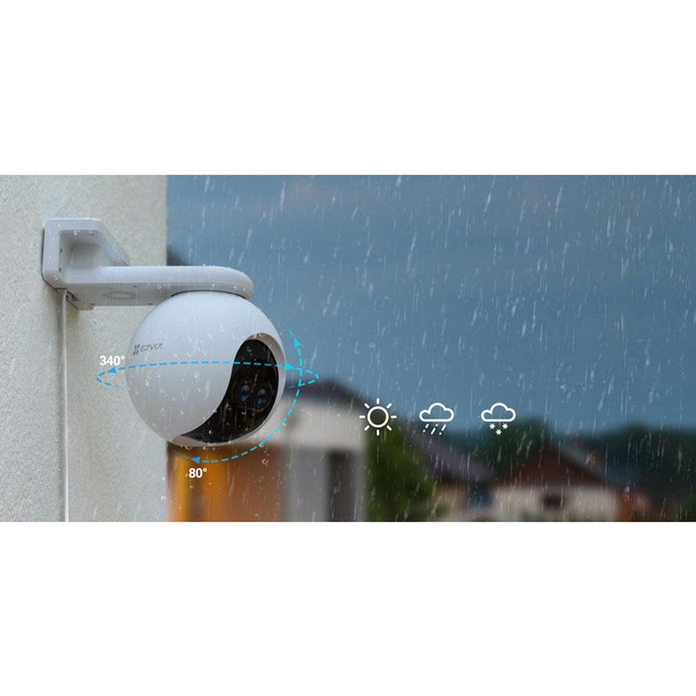 Camera Wifi Ngoài Trời Xoay EZVIZ C8PF Mắt Kép, Zoom 8x , Còi Hú Báo Động, Đàm Thoại - Bảo hành 24 Tháng