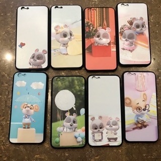 Ốp lưng in nổi 4d chuột cute 2020