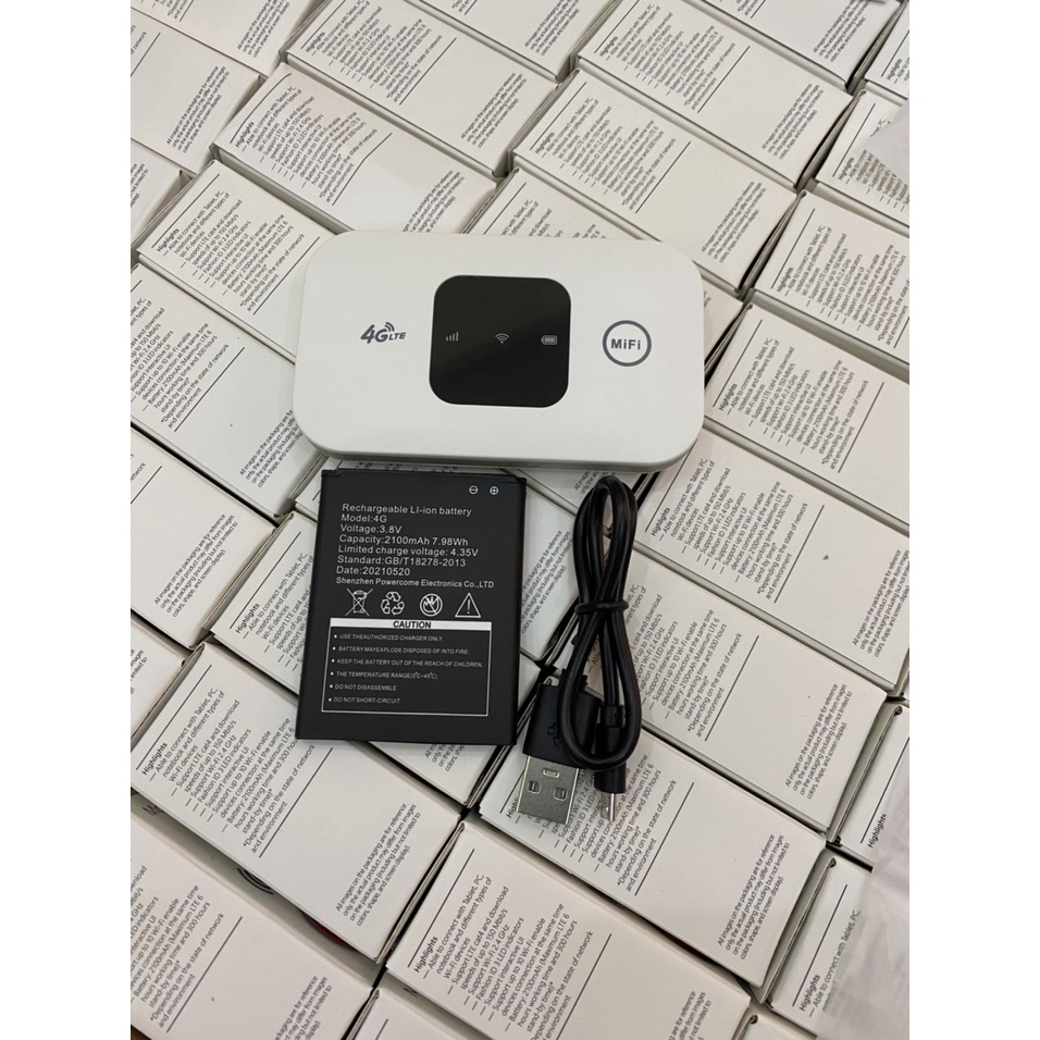 Bộ phát wifi từ sim 4G LTE MF800 - Pin khủng 2100mAh