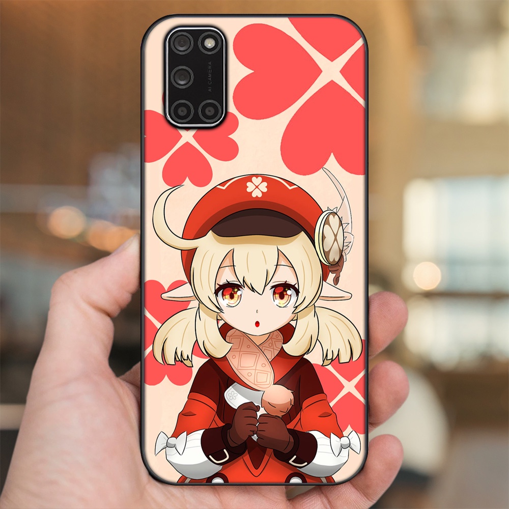 Ốp lưng Oppo A52, A92 viền đen in hình Klee Genshin Impact