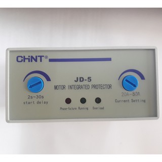 Rơ le điện tử bảo vệ động cơ quá dòng JD5 CHINT
