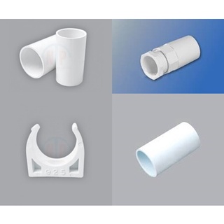 Nối ống điện - kẹp đỡ ống – nối răng ống điện pvc các size 16, 20, 25, 32.nanoco