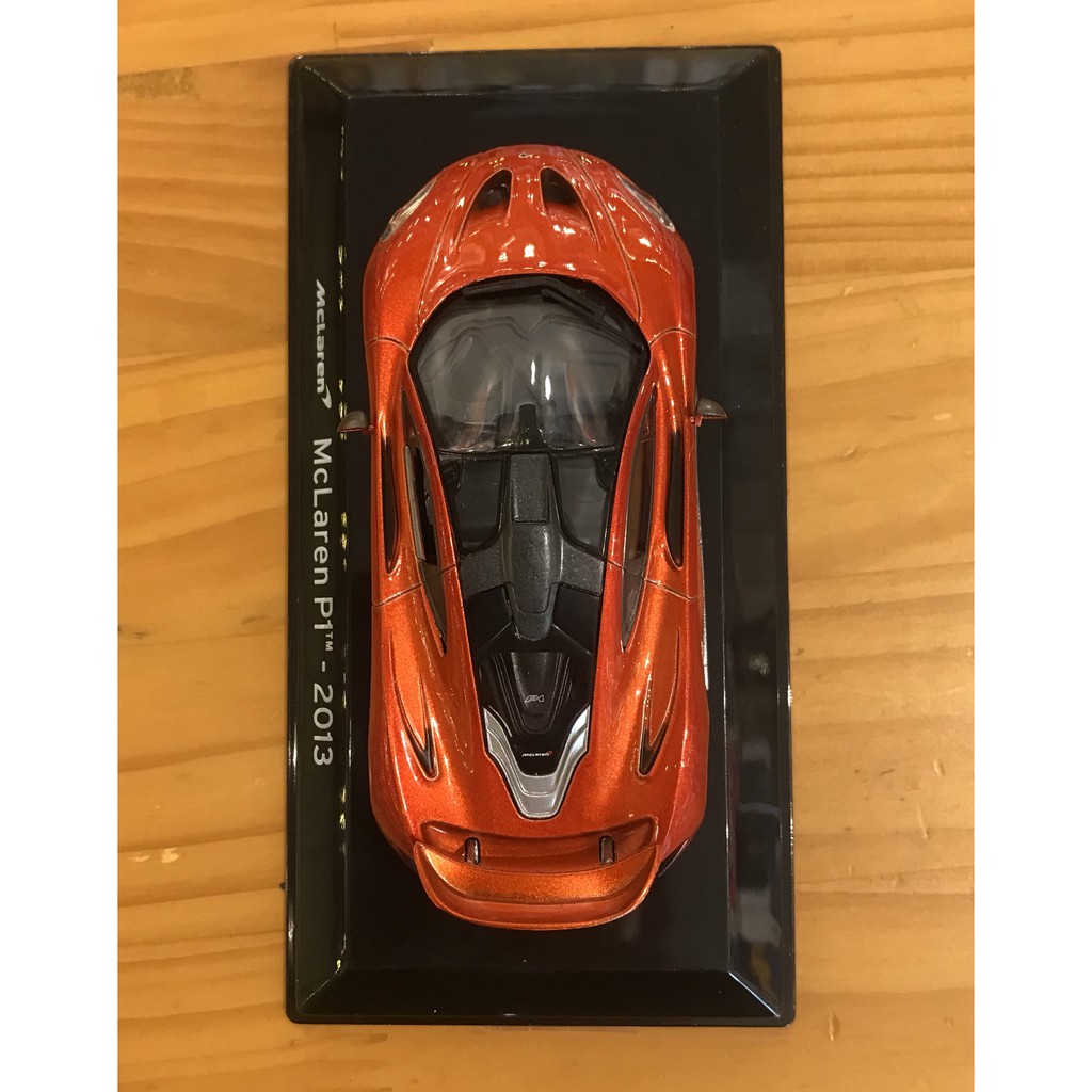 Mô hình sưu tập siêu xe McLaren P1 2013 LEO tỉ lệ 1:43 màu đỏ cam