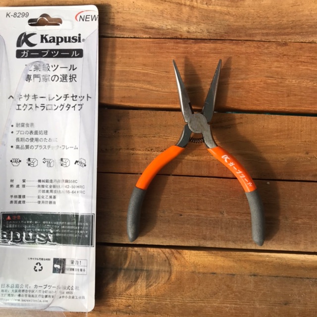 Kềm mỏ nhọn mini kapusi 5”