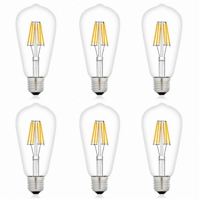 Bóng led giả sợi đốt edison ST64