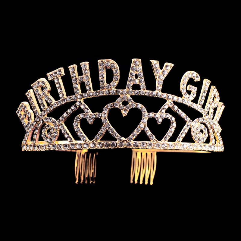 Flgo Băng Đô Cài Tóc Hình Trái Tim Rỗng Đính Đá Lấp Lánh