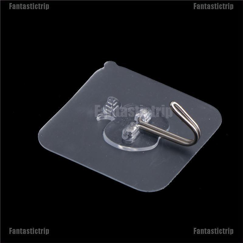 Bộ 5 Móc Treo Đồ Hình Tam Giác Có Giác Hút Mạnh Gắn Tường Tiện Dụng