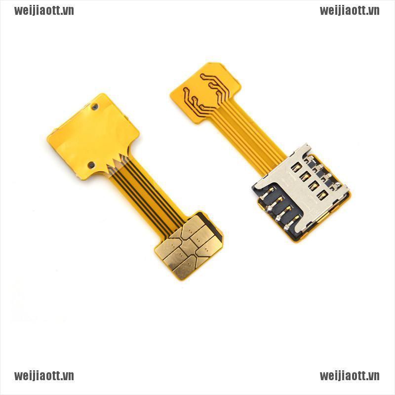 Thẻ adapter mở rộng 2 SIM micro nano thẻ SD Android