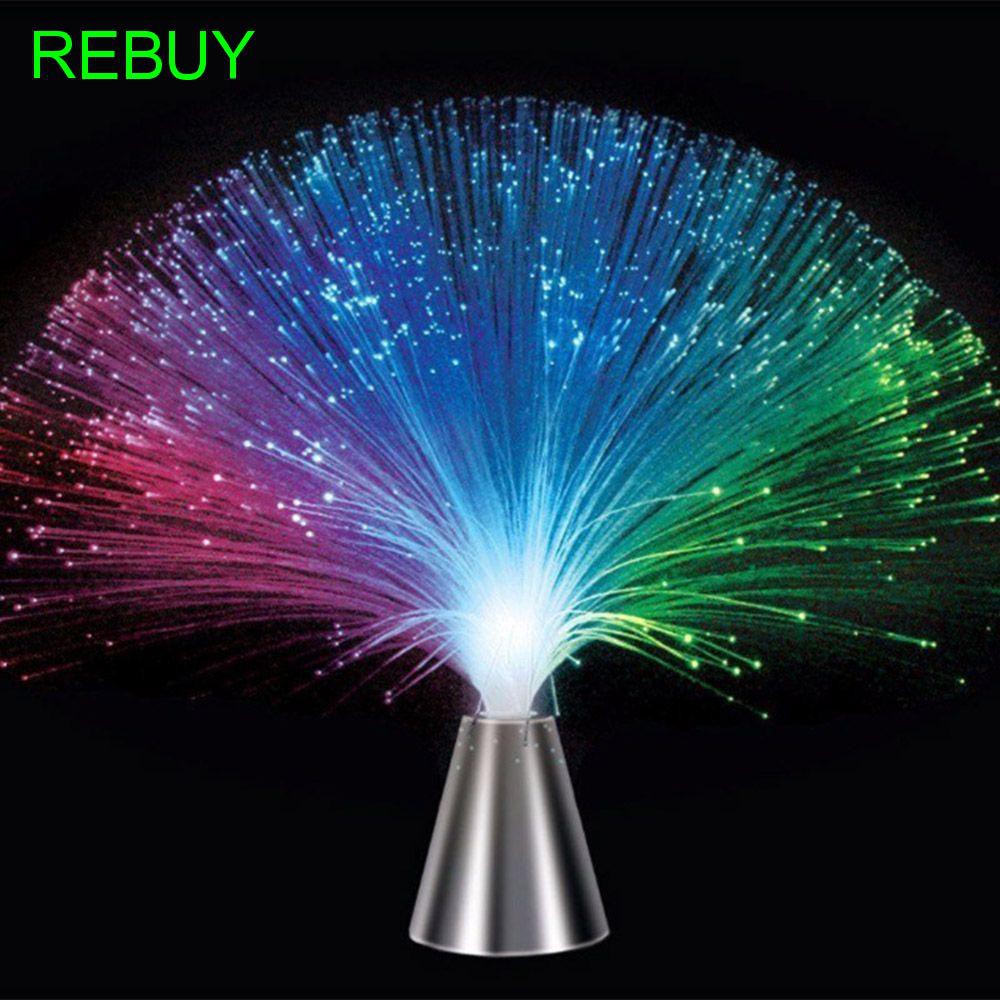 Đèn ngủ sợi quang phát sáng đa màu