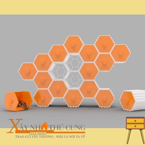 Hộp đựng đồ dạng tổ ong có thể lắp ghép sáng tạo