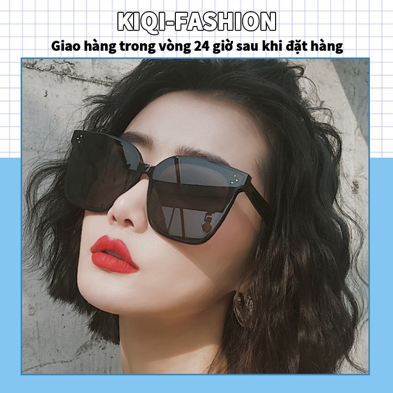 Kính mát gọng vuông phong cách retro thời trang cho nam nữ