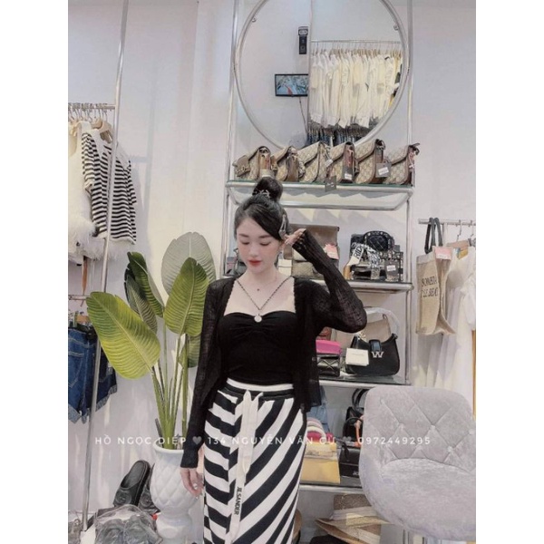 Áo quây ngực dây xích cổ hàng QC