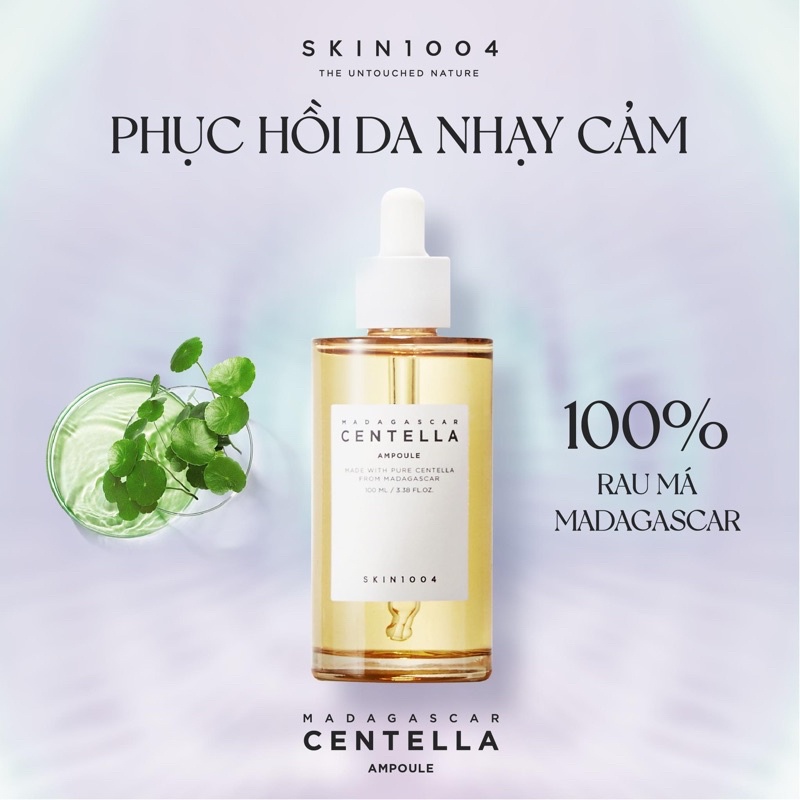 Tinh Chất Rau Má Dịu Nhẹ, Giảm Mụn Skin1004 Madagascar Centella Ampoule