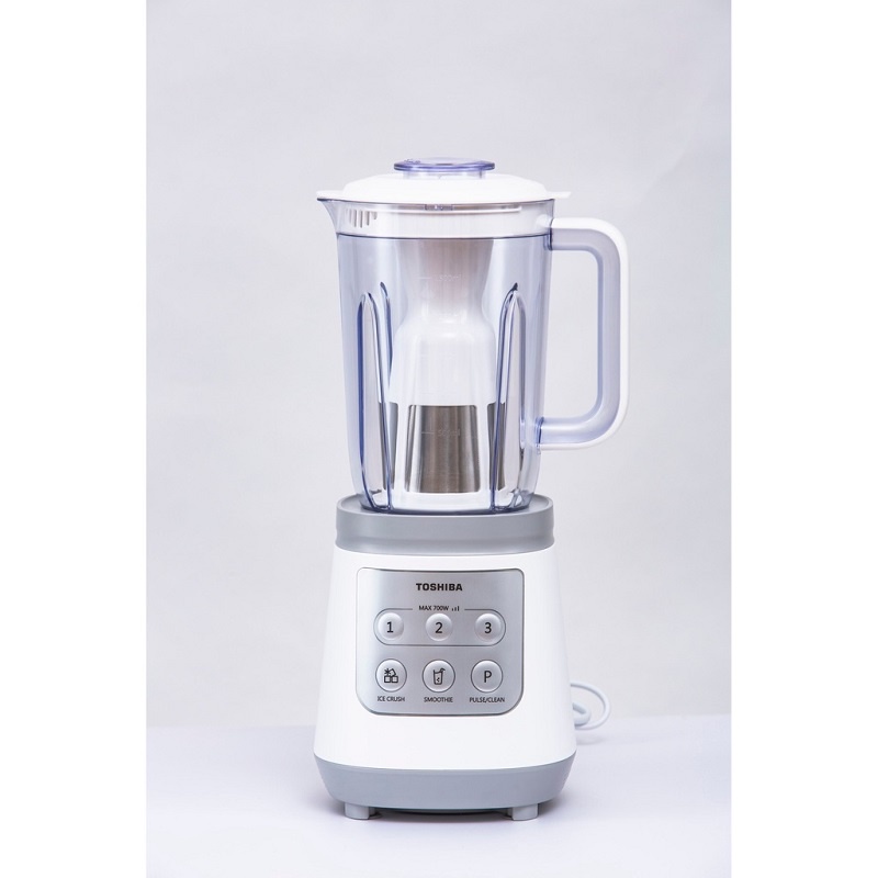 Máy Xay Sinh Tố Toshiba BL-70PR2NV - 1.5L- 3 Cối - Chức Năng Xay Đá - Công Suất 700W -Hàng Chính Hãng, Bảo Hành 12 Tháng