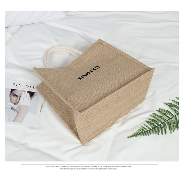 Túi cói Merci loại 1 màu sáng, có lót túi, có ảnh thật