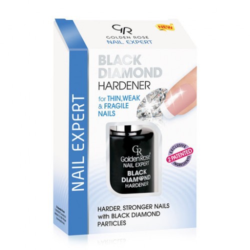 Sơn dưỡng cứng móng Golden Rose Black Diamond Hadener 11ml hàng nhập khẩu