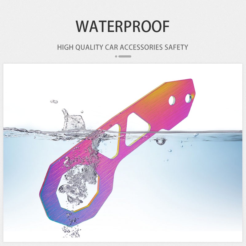 Móc Kéo Xe Hơi Nhiều Màu Mạ Chrome Màu Xanh Dương Chống Thấm Nước Thông Dụng Ô tô cản phía sau phía trước khăn trùm đầu chống thấm nước Bảo vệ chống thấm nước Bảo vệ xe đua Công cụ sửa chữa ô tô Trang trí phụ kiện ngoại thất