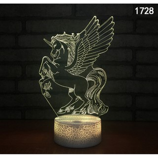 Đèn led 3D - Con ngựa