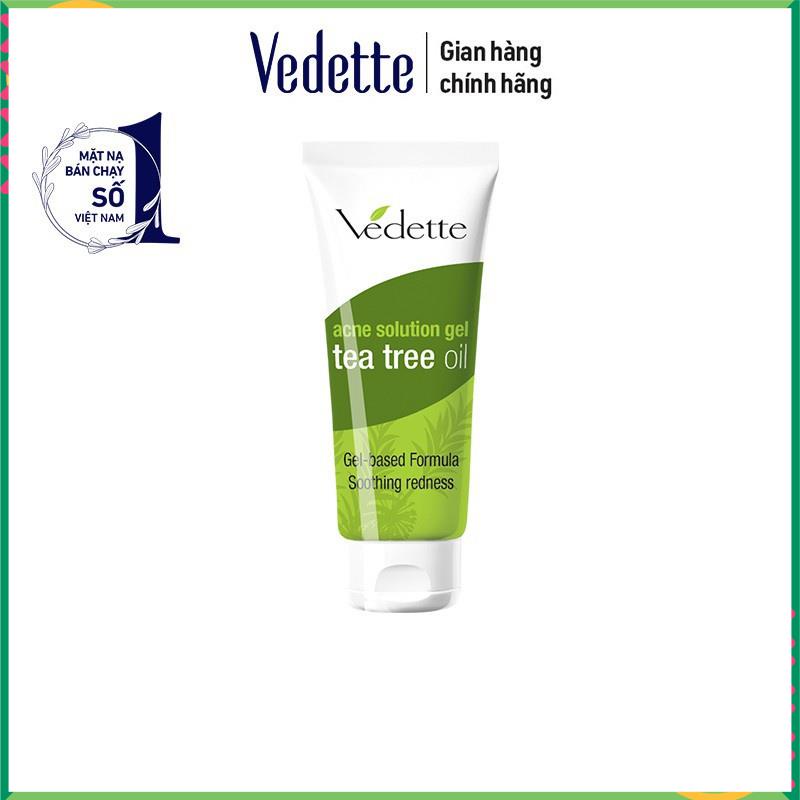 ☘️ Bộ trà tràm mini Vedette Tea Tree Oil Acne Solution - Sáng da, Giảm viêm và Ngừa mụn