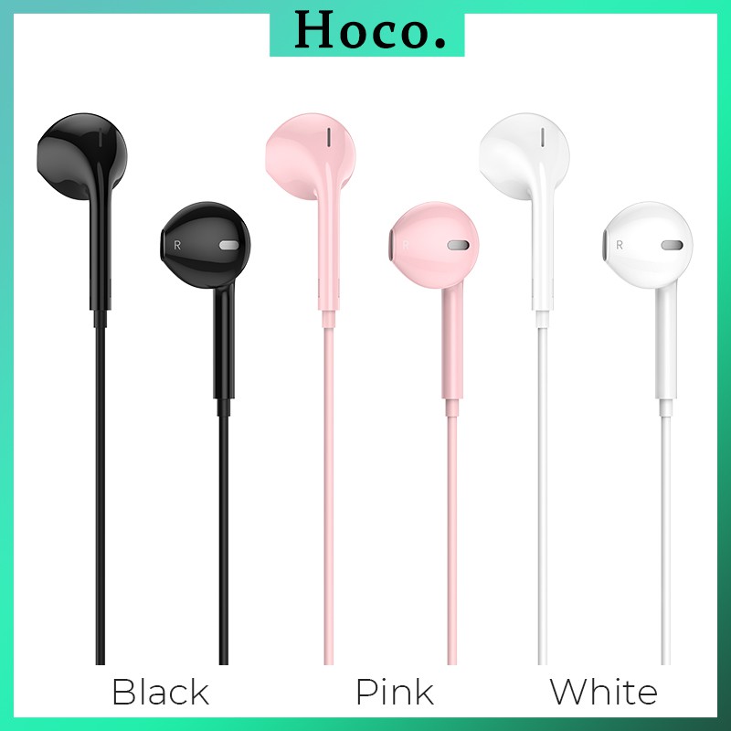 TAI NGHE ÂM THANH HAY HOCO M55 NHÉT TAI DÂY CÓ MIC JACK 3.5mm cho Điện Thoại IPhone Android