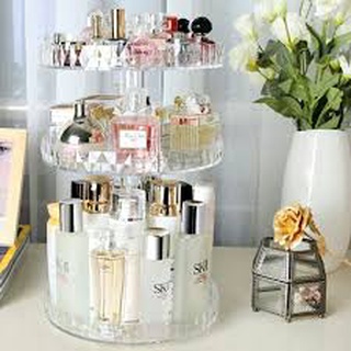 Kệ mỹ phẩm xoay 360 23x34cm - Kệ đựng mỹ phẩm thông minh