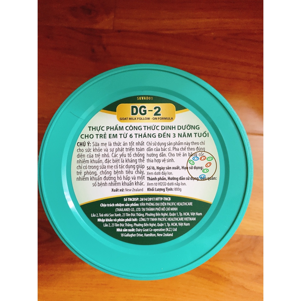 [Date 2024] Combo 02 lon sữa Dê công thức DG-2 Goat Milk Follow-on Formula 800G