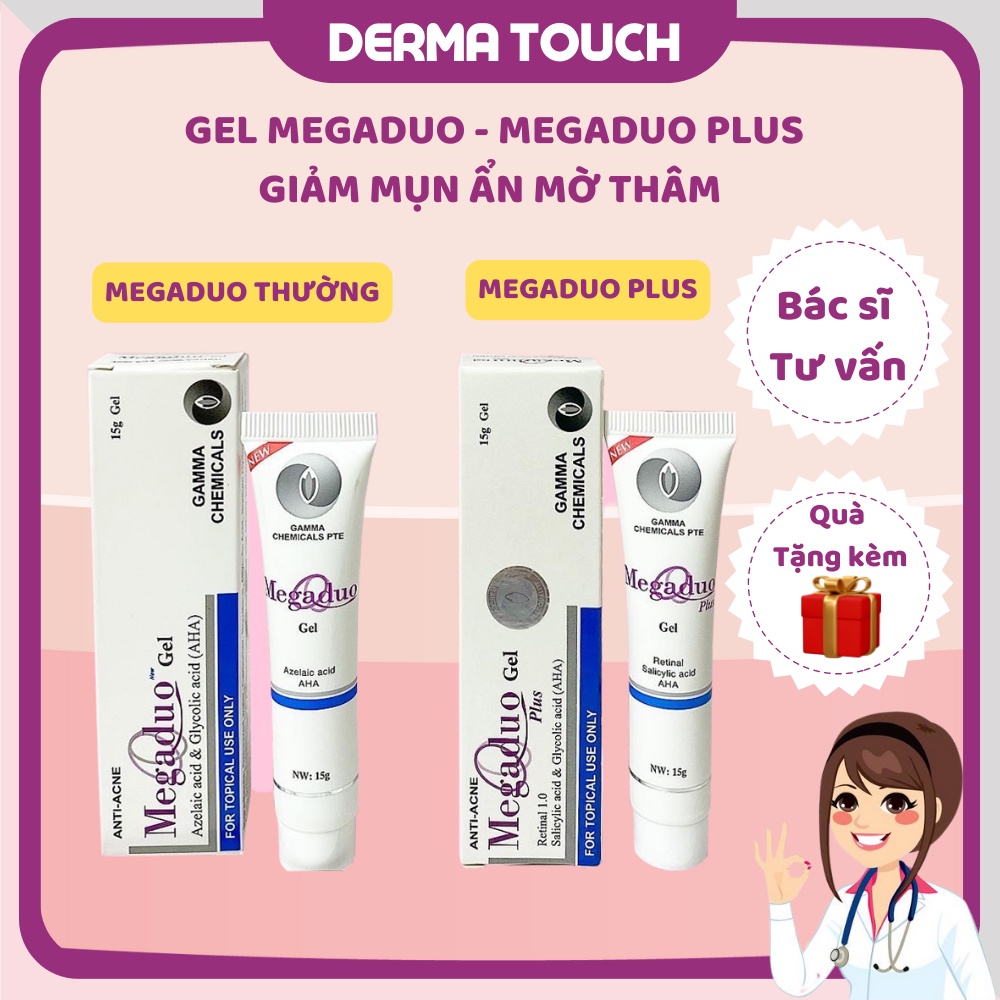 Megaduo Gel - Megaduo Plus bôi mụn ẩn mụn thâm hiệu quả - Dược mỹ phẩm chính hãng Derma Touch