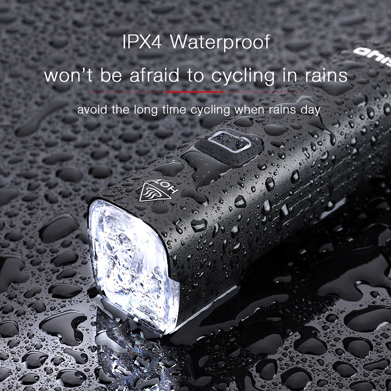 Đèn Pin Xe Đạp GIYO 1000 Lumens 4800mAh Chống Nước Có Thể Sạc Lại Bằng Cổng USB