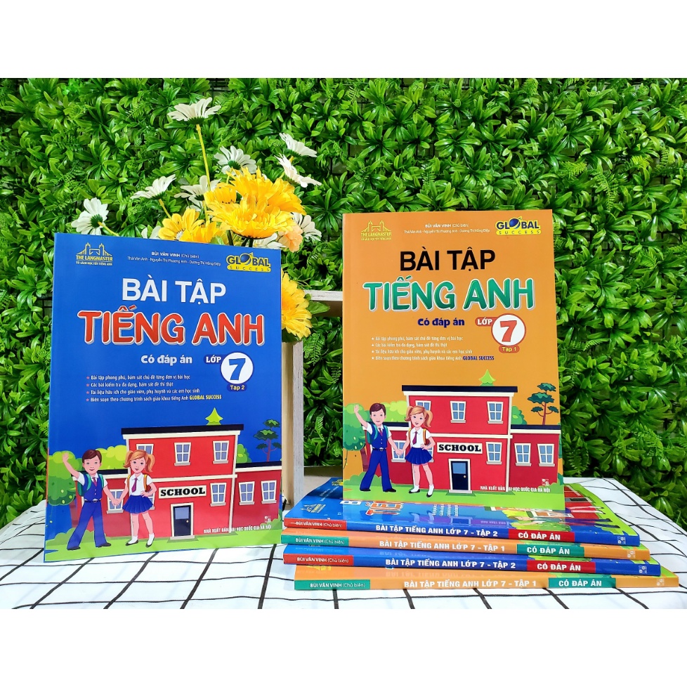 Sách - GLOBAL SUCCESS - Bài tập tiếng anh lớp 7 tập 1 (có đáp án)