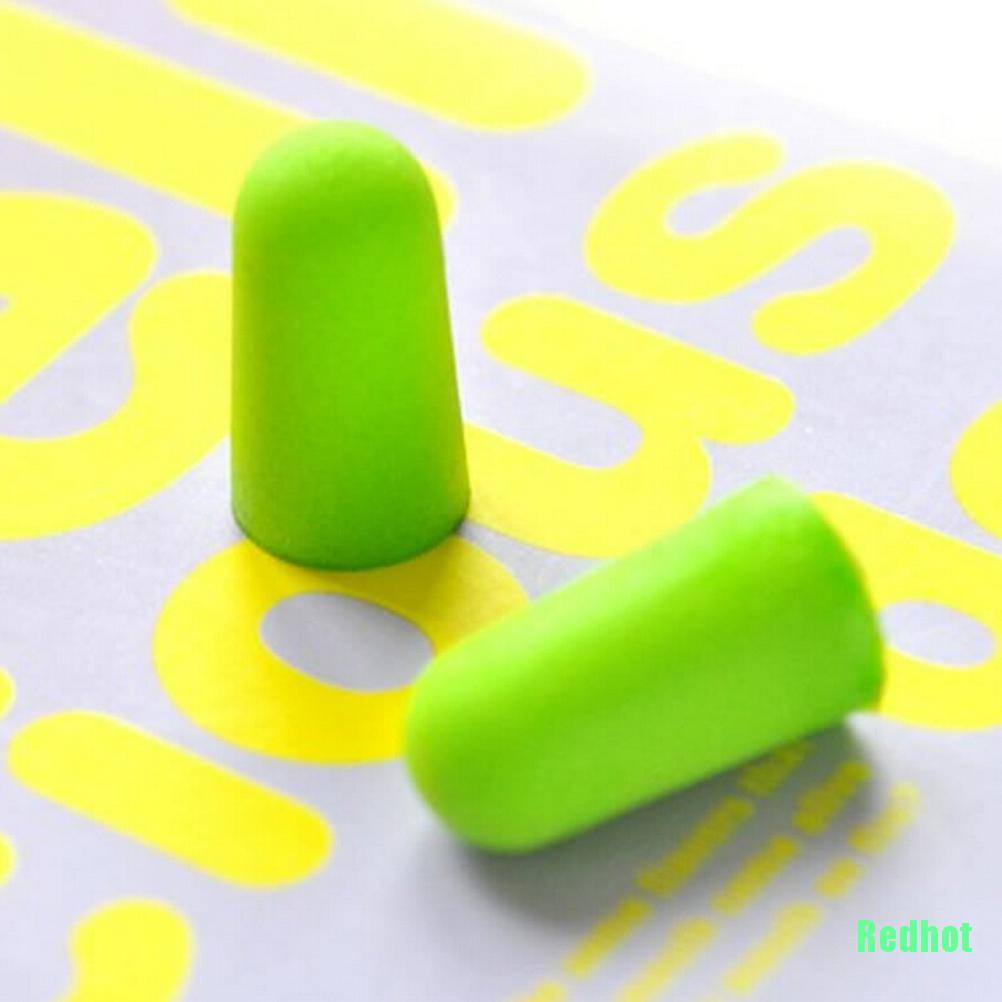 1 Cặp Nút Bịt Tai Chống Ồn Bằng Xốp Mềm Màu Kẹo