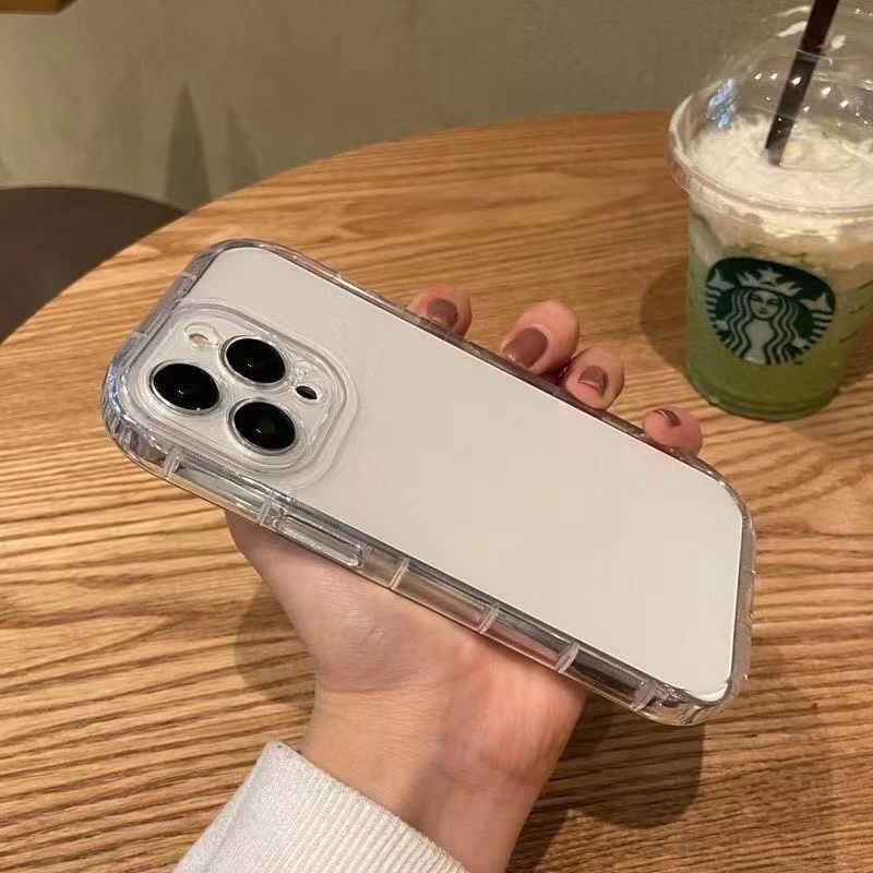 Ốp Điện Thoại Túi Khí Màu Trơn Cho iphone 12 13 11 Pro Max X Xs Max Xr Màu Sắc