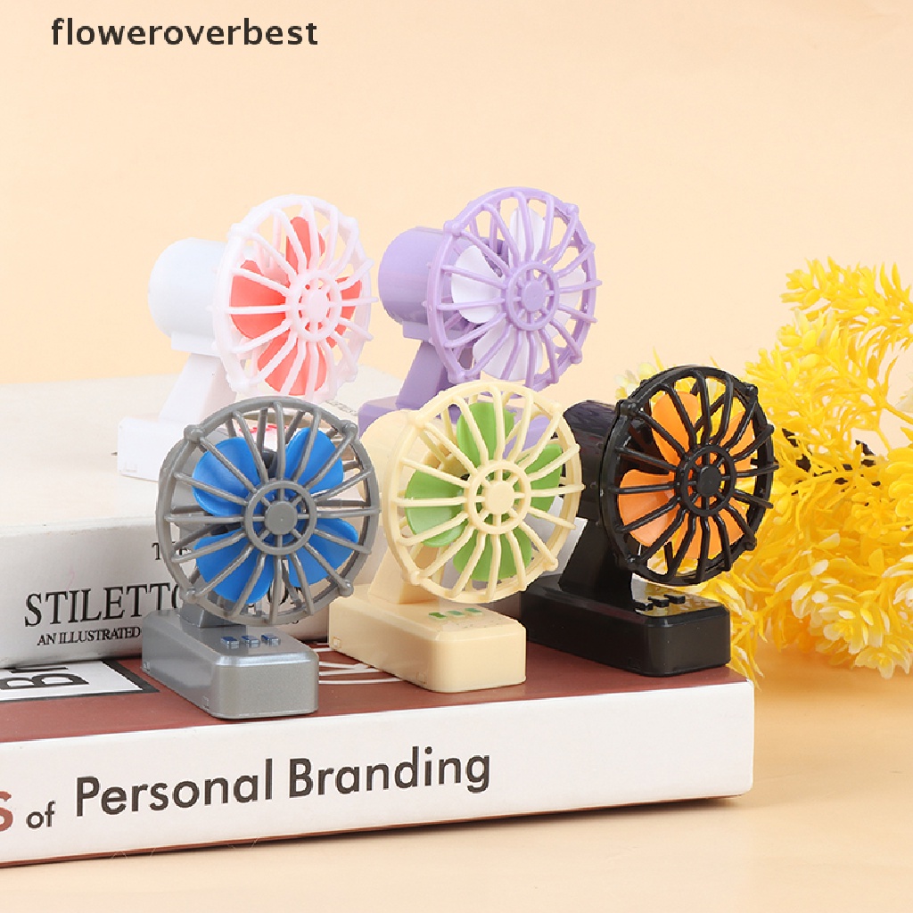 Quạt Điện Mini Để Bàn Trang Trí Nội Thất Cho Nhà Búp Bê Tỉ Lệ 1: 12