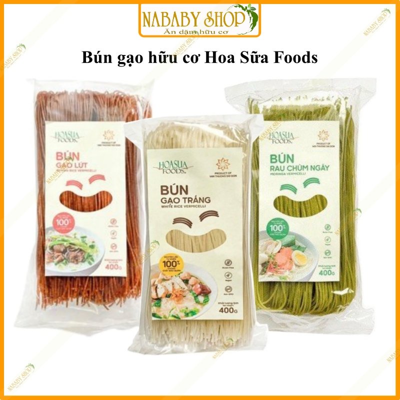 Bún tươi hữu cơ sấy khô HOA SỮA FOOD