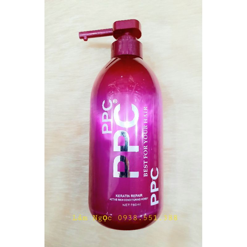 Hấp dầu SIÊU phục hồi tóc KERATIN PPC 750mlchuẩn cty sử dụng trước hoặc sau khi vào hóa chất😍FREESHIP😍giúp tóc chắc khoẻ